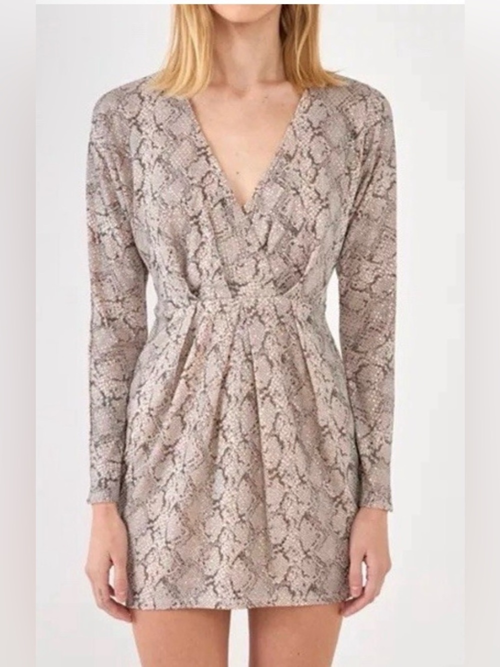 Endless Rose Snake Skin Mini Dress – Sparkly - Small – NWT - $90 retail